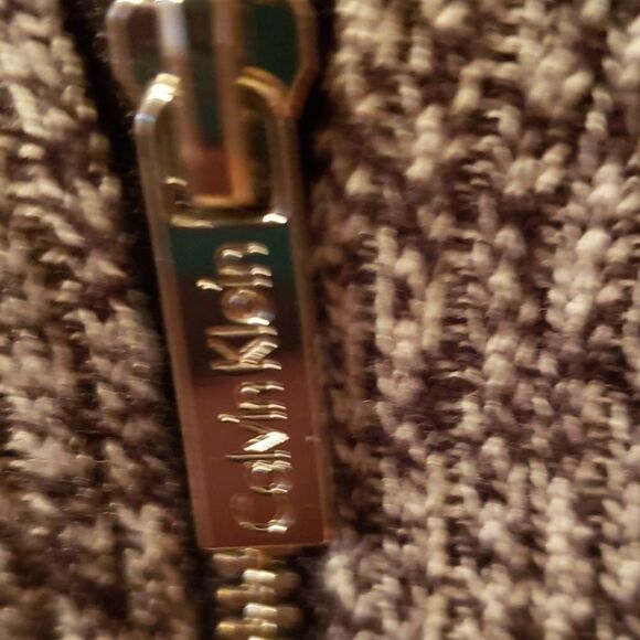 Calvin Klein full zip sweater NWOT - Picture 3 of 3